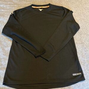 Omni Wool Men’s Base Layer Black Long Sleeve Shirt